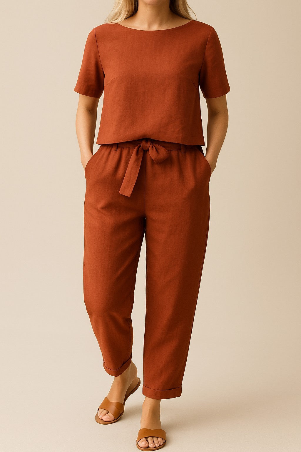 Set Siv | Enkla och bekväma byxor + matchande topp
