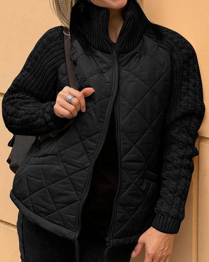 Victoria | Casual stickad fleecetröja