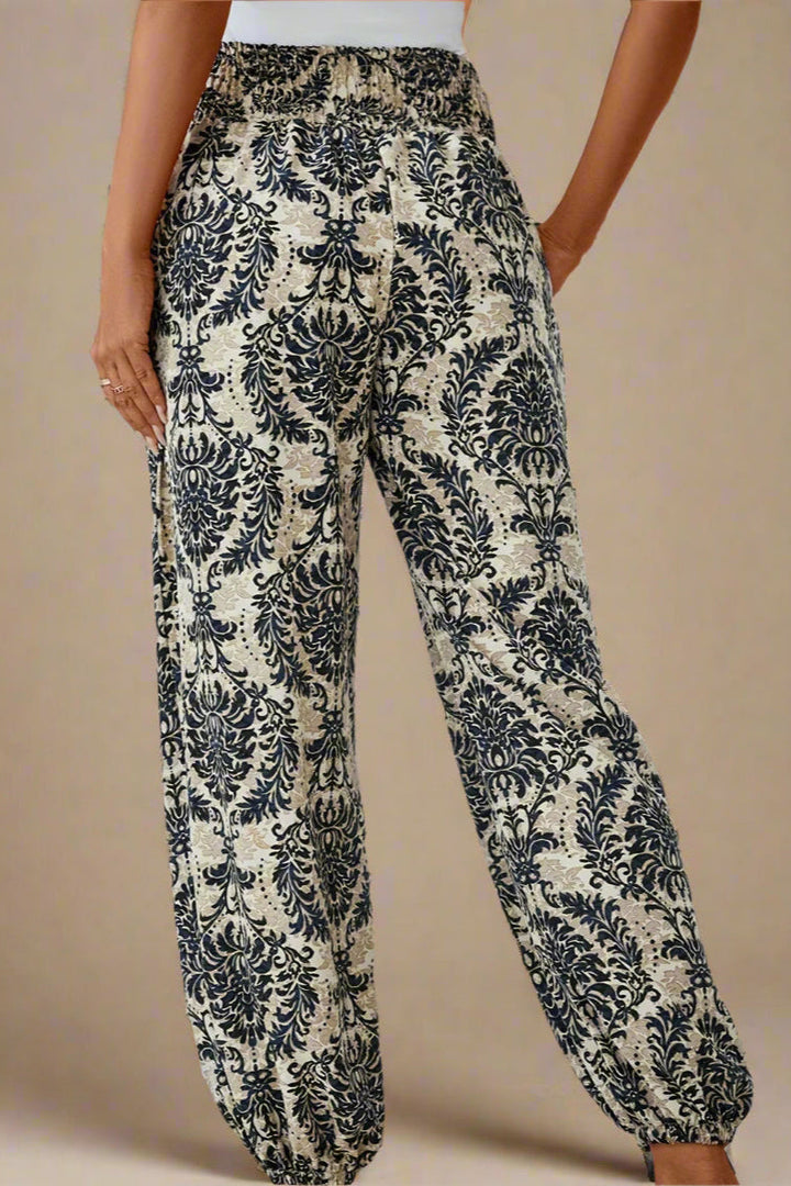 LIVA BYXOR | Konstnärligt mönster och avslappnad elegans