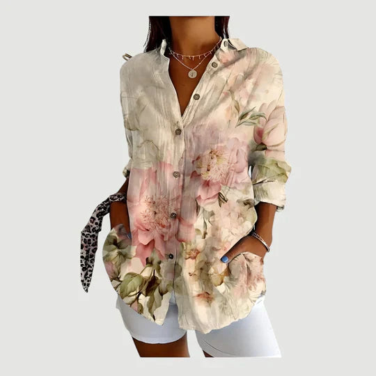 Amalie™ | Blus med färgglad design