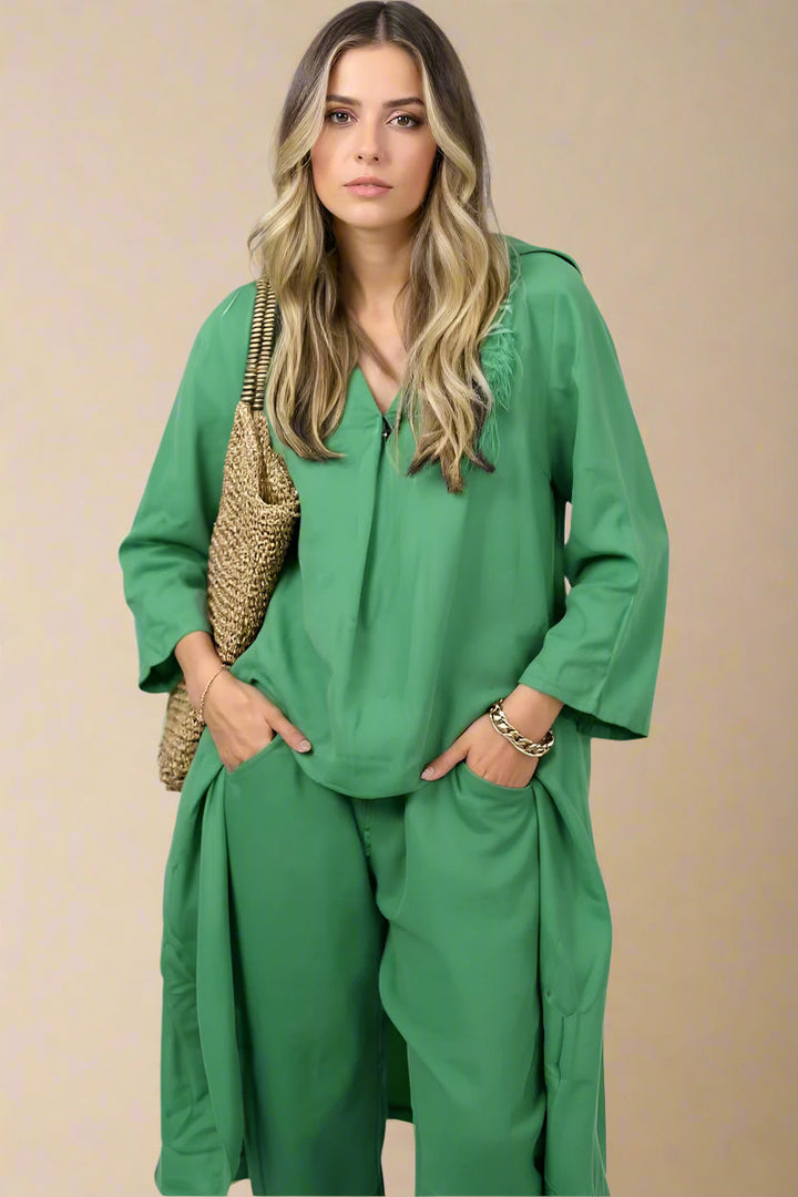 Set Norena | Enkla och bekväma byxor + matchande topp